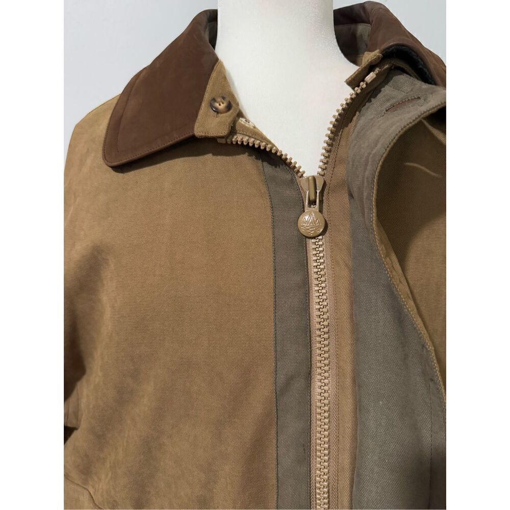 Rainforest tan thermolite active jacket leather collar L - Picture 15 of 16